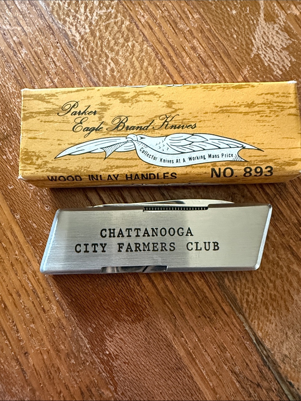CHATTANOOGA CITY FARMERS CLUB Engraved Money Clip - Silver